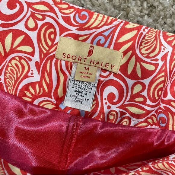 Sport Haley Floral Skort Skirt Built-in Shorts Women’s Size 14 - Picture 7 of 10